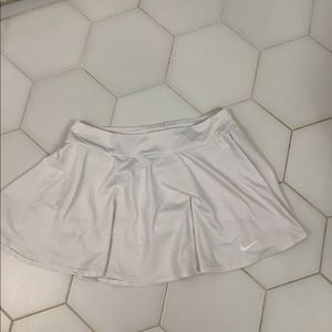 White Nike tennis skirt size large